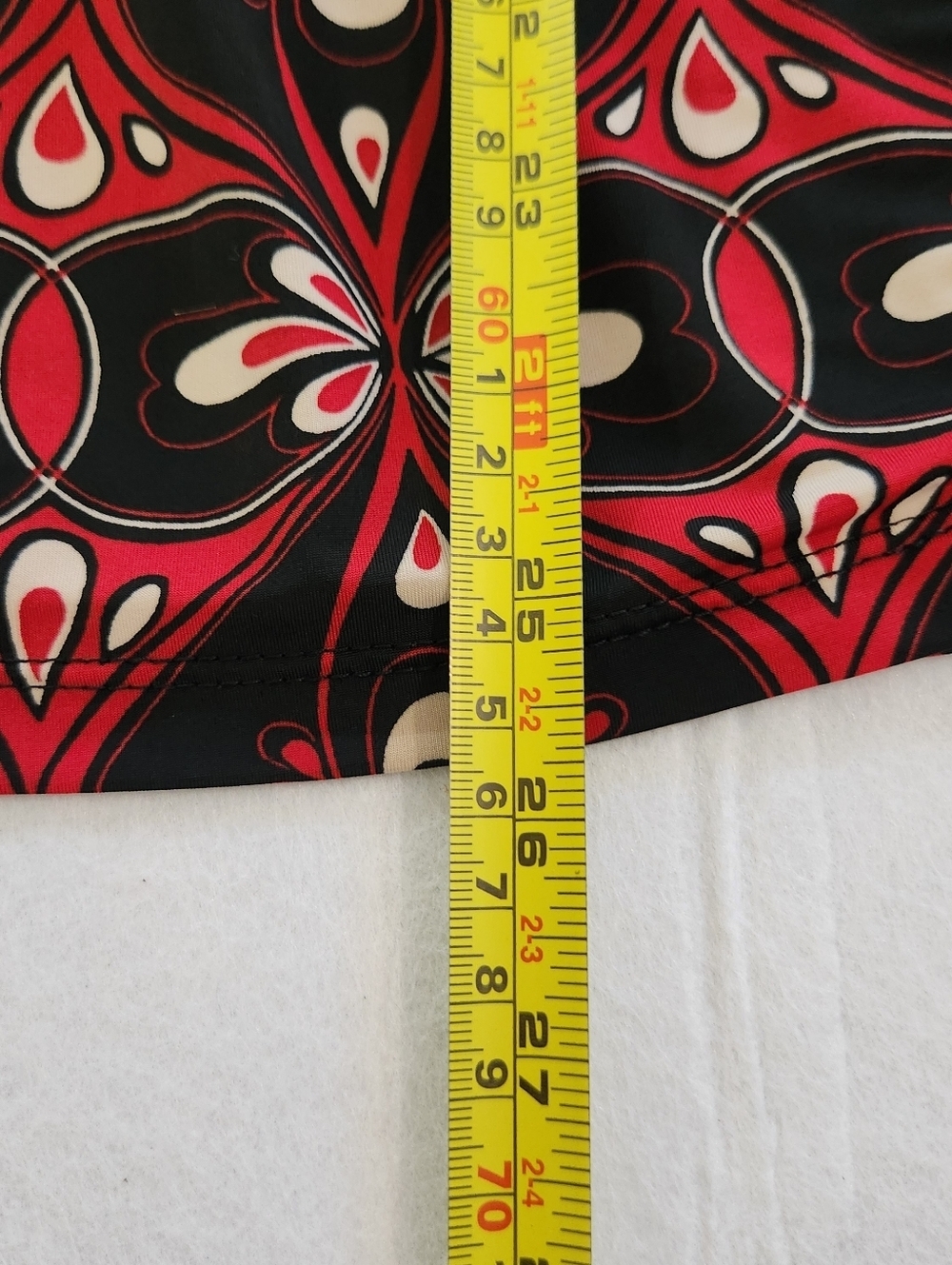No Boundaries Y2K Empire Black And Red Floral Top Size Juniors Large - Picture 5 of 7